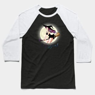 Flirty Witch Baseball T-Shirt